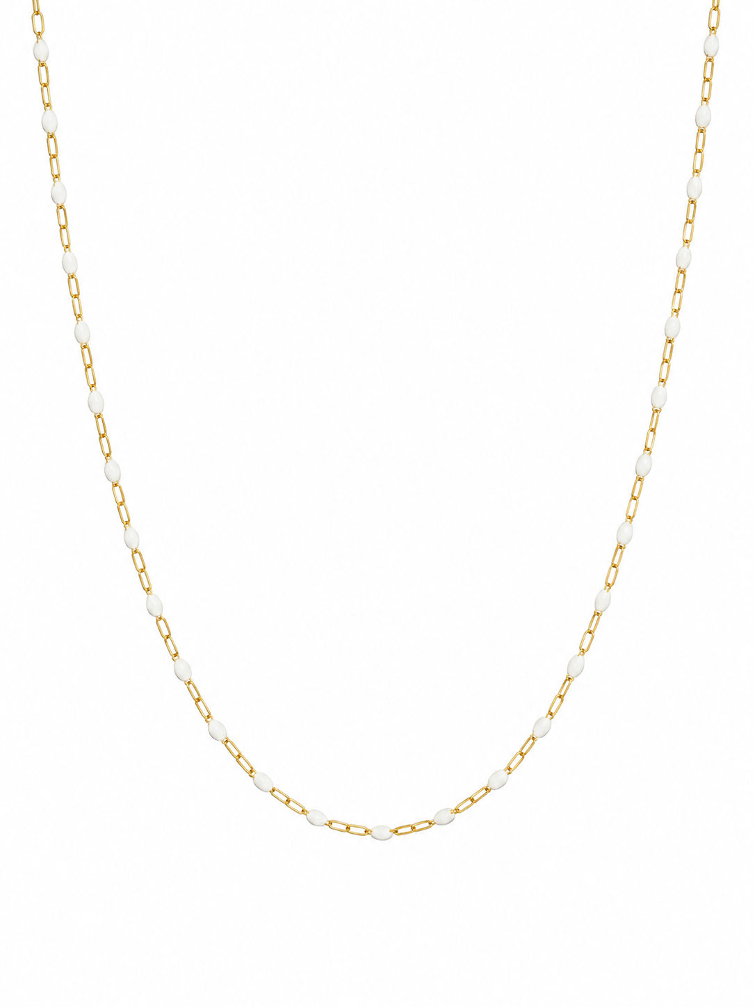 GOLD FILLED BEADED NECKLACE