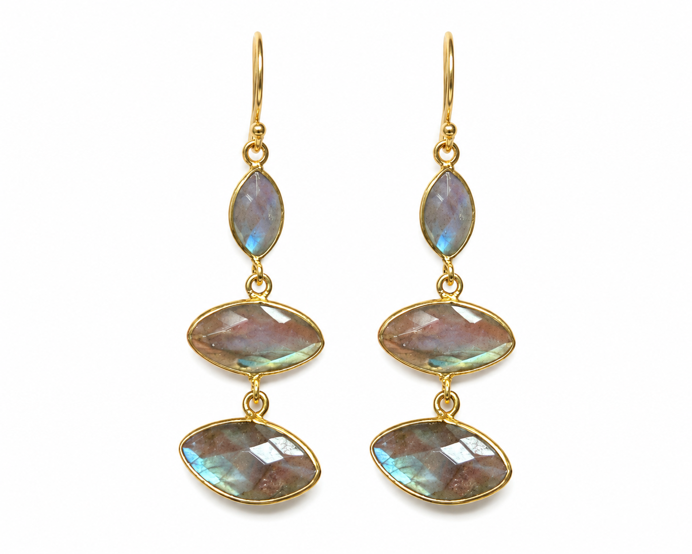 HAZEL LABRADORITE EARRINGS