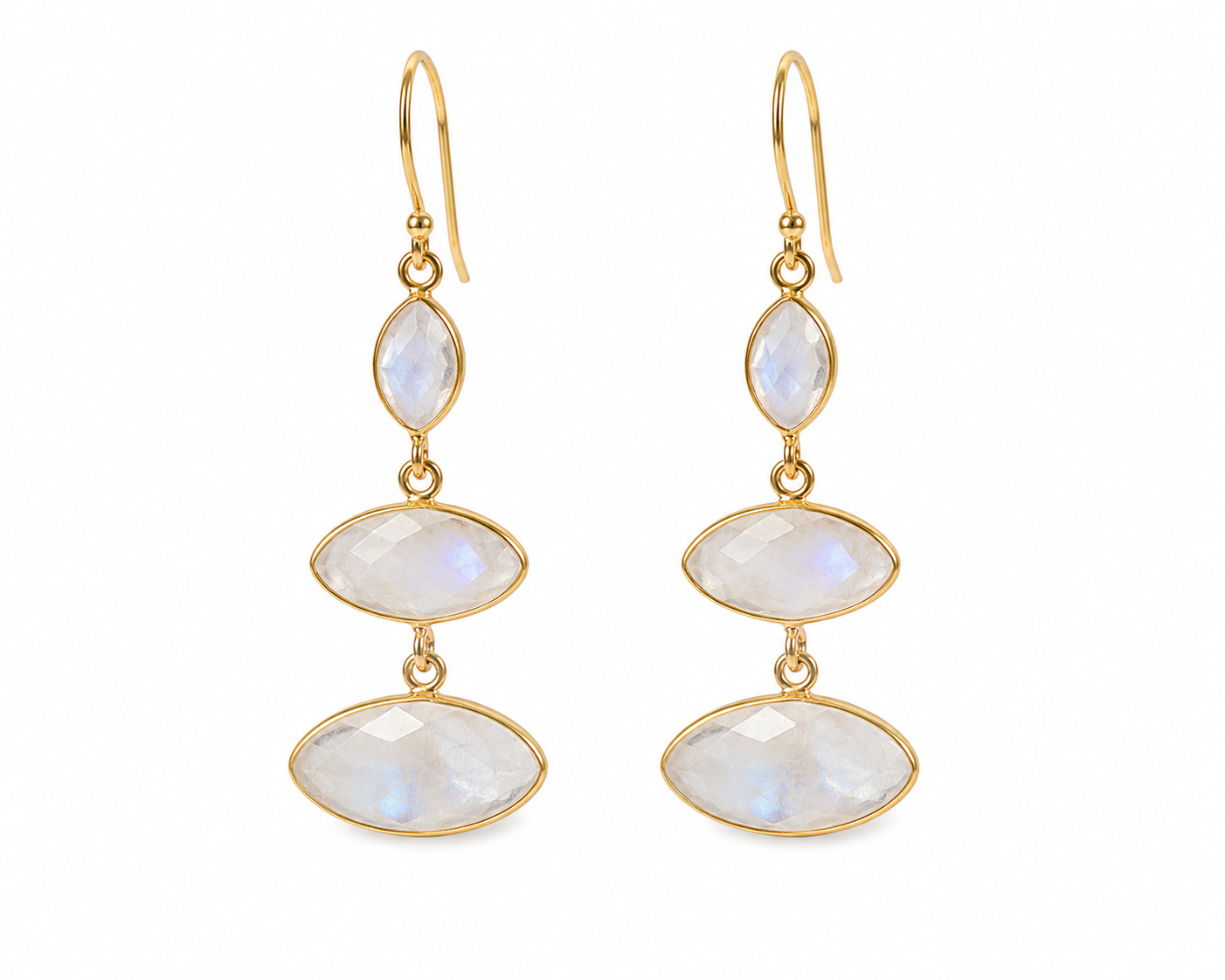 HAZEL RAINBOW MOONSTONE EARRINGS