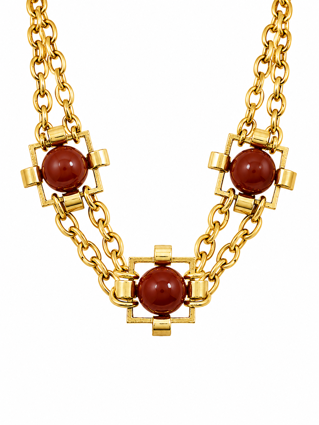 TRIPLE STONE CHAIN