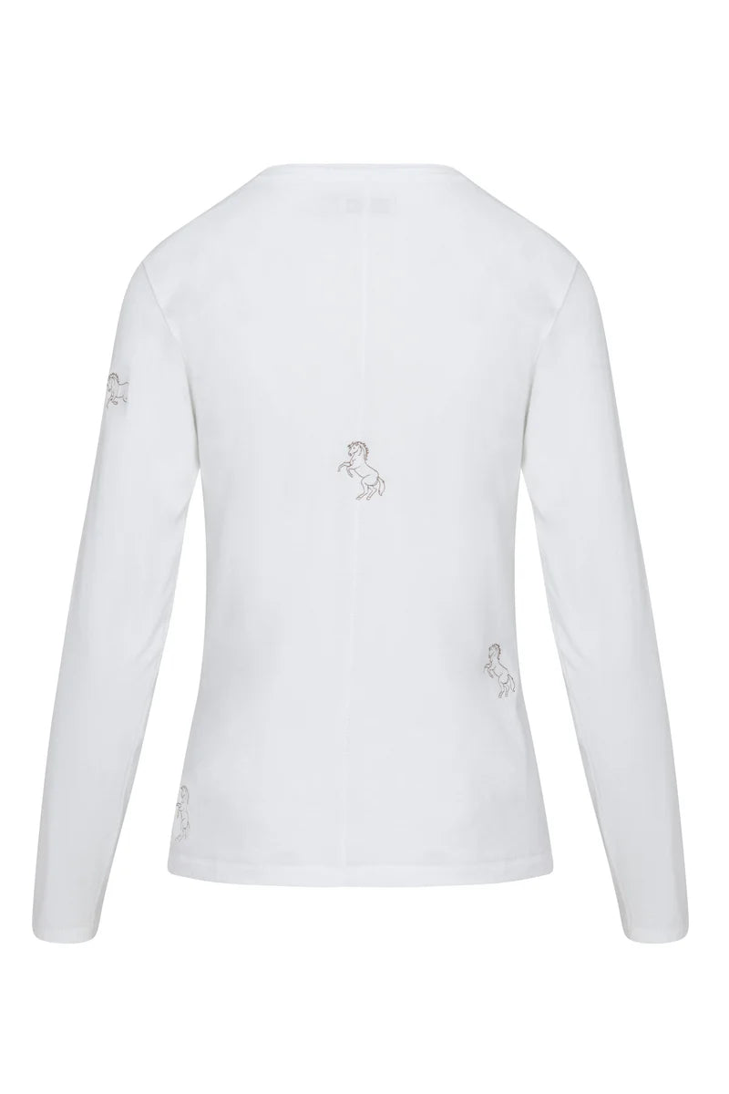 EMBROIDERED HORSE TSHIRT