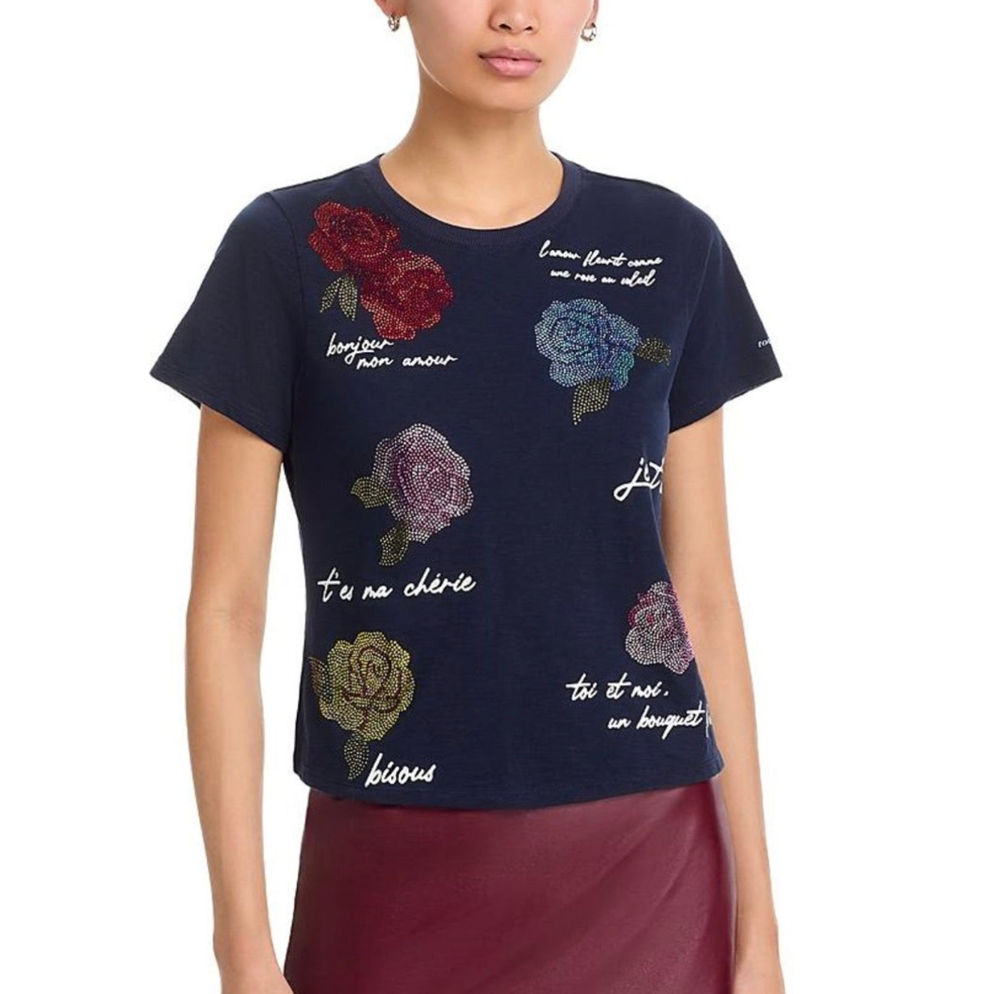 FLOWERS SHRUNKEN TEE