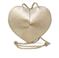 GENUINE ITALINA LEATHER CROSSBODY HEART BAG