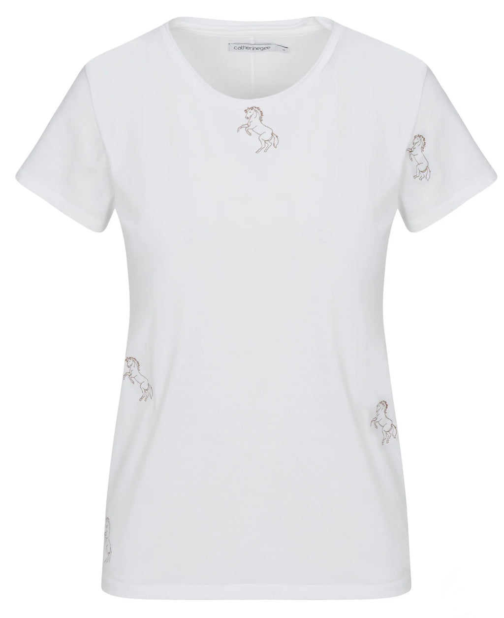 EMBROIDERED HORSE TSHIRT