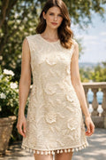 CROTCHET LACE TUNIC DRESS