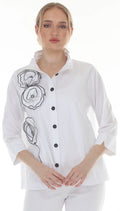 WHITE FLOWER TOP