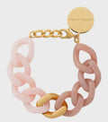 FLAT CHAIN BRACELET 2 COLOR PEACH