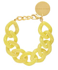 FLAT CHAIN BRACELET LEMON