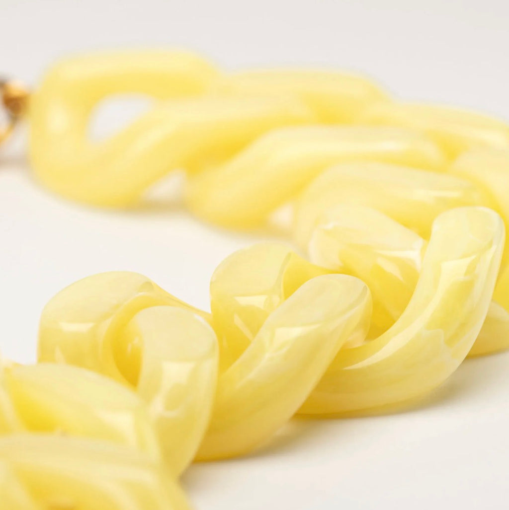 FLAT CHAIN BRACELET LEMON