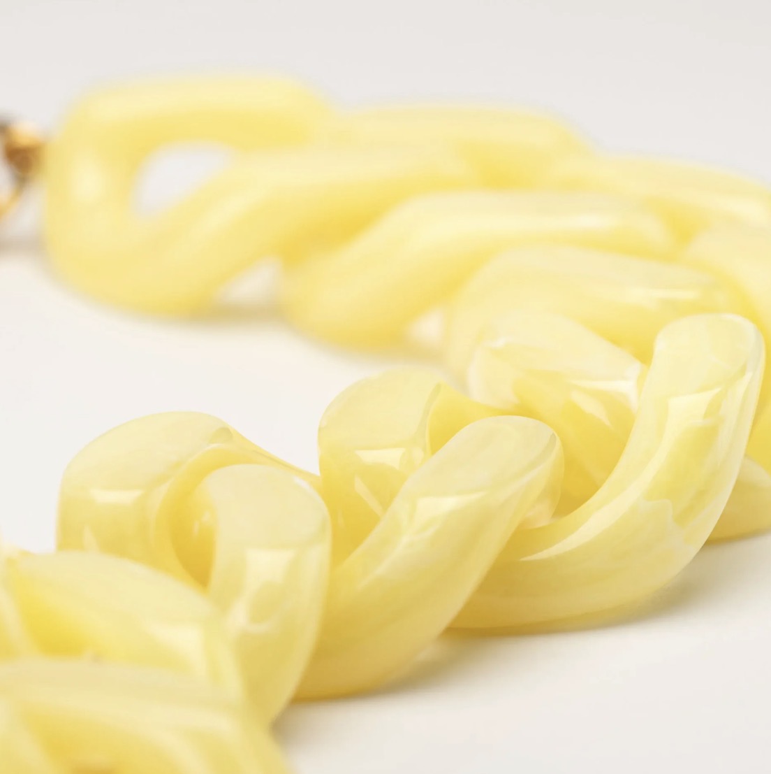 FLAT CHAIN BRACELET LEMON
