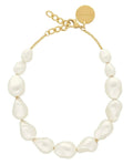 BIG ORGANIC PEARL NECKLACE