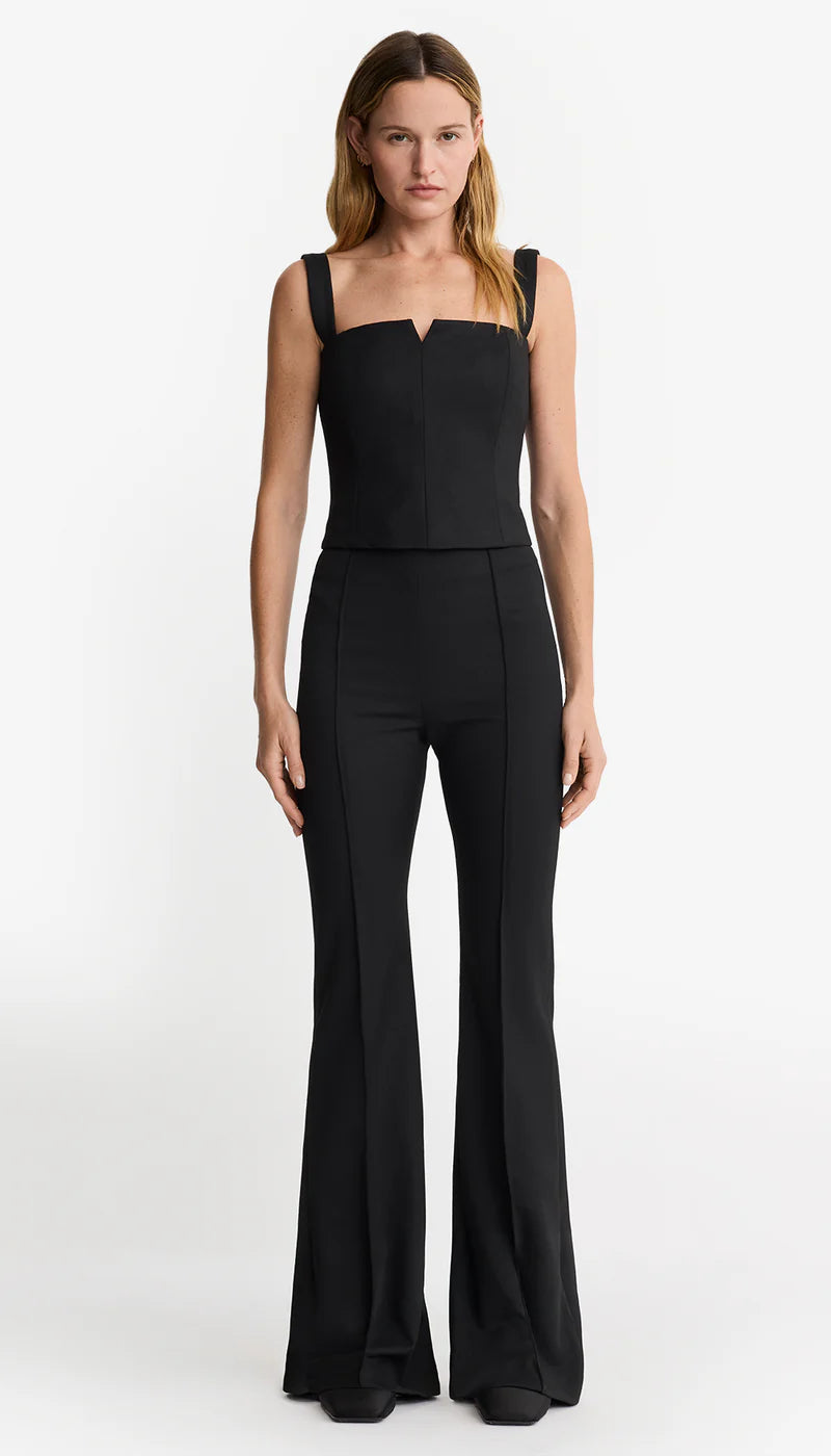 PINTUCK FLARE PANT