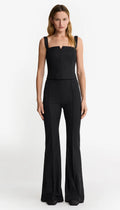 PINTUCK FLARE PANT