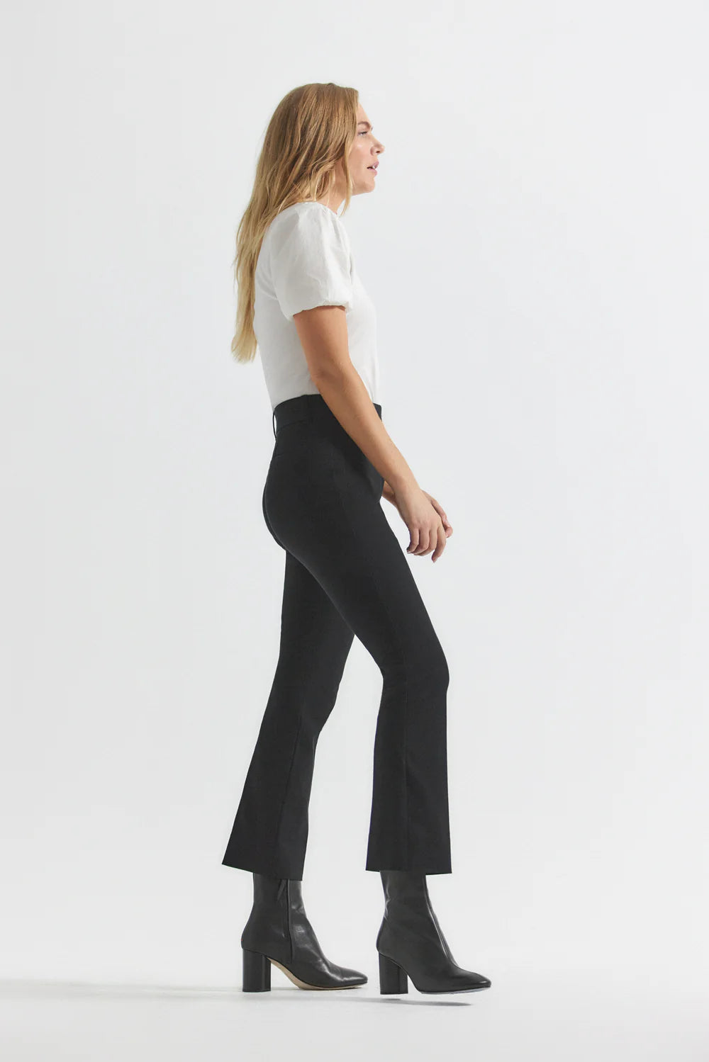 CROSBY CROPPED FLARE TROUSER