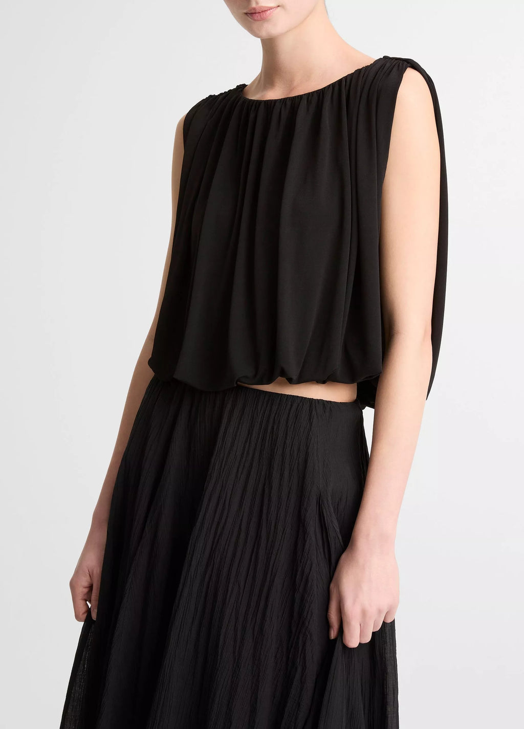 MATTE JERSEY BUBBLE TOP