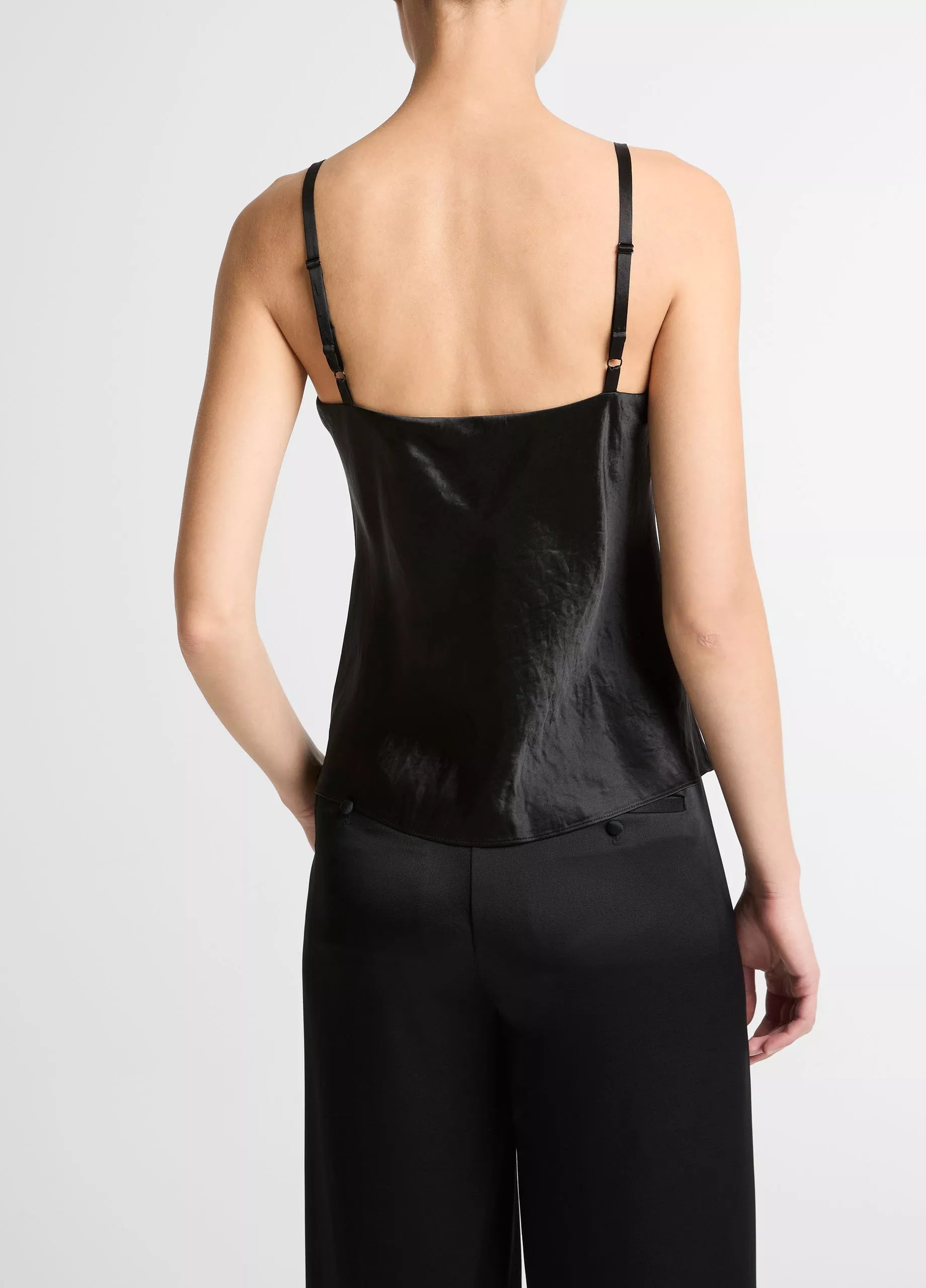 SATIN V-NECK CAMI