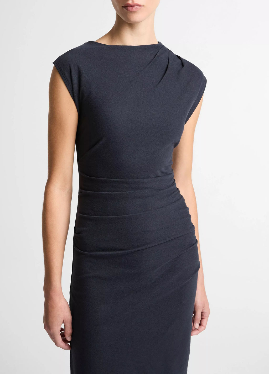 TWIST DRAPE DRESS