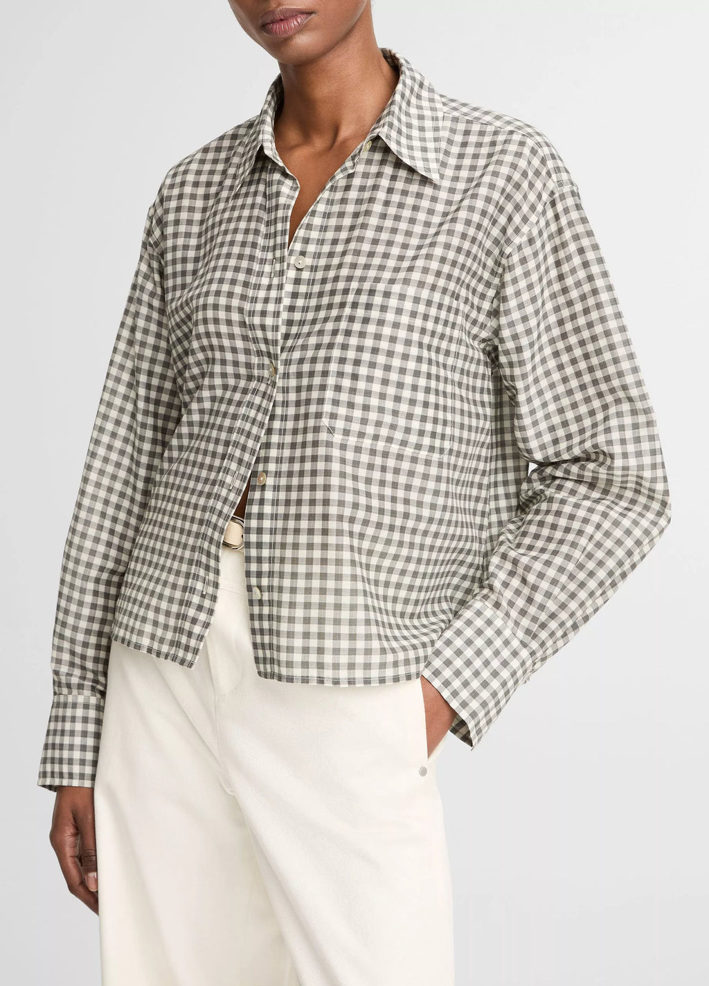 CROPPED LONG SLEEVE SHIRT