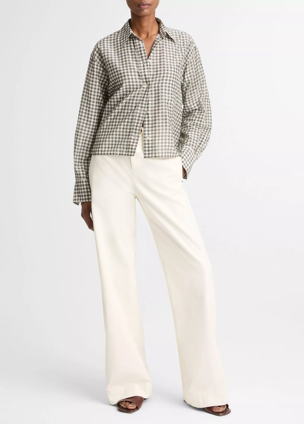 CROPPED LONG SLEEVE SHIRT