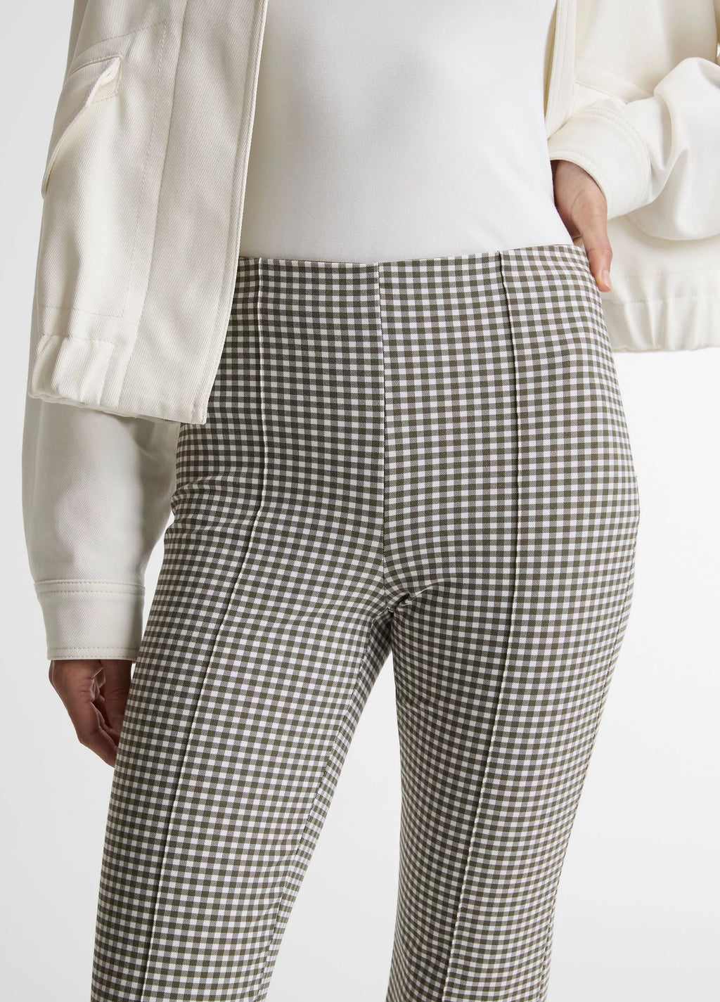 NIKI MID RISE CROP FLARE