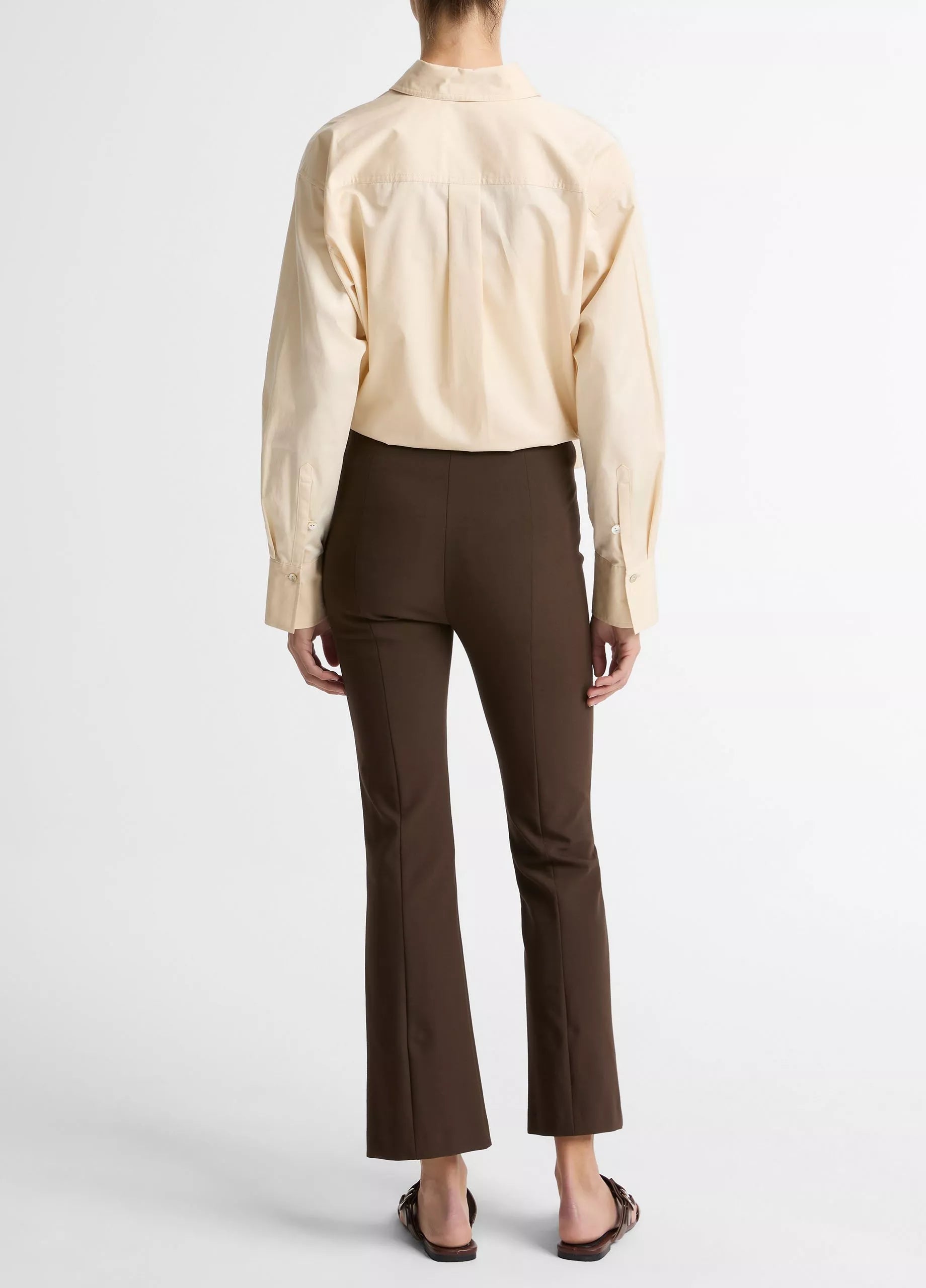 NIKI MID RISE CROP FLARE