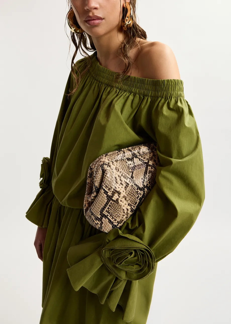 JEGAN OFF SHOULDER MINI DRESS
