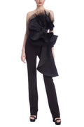 STRAPLESS FITTED JUMPSUIT