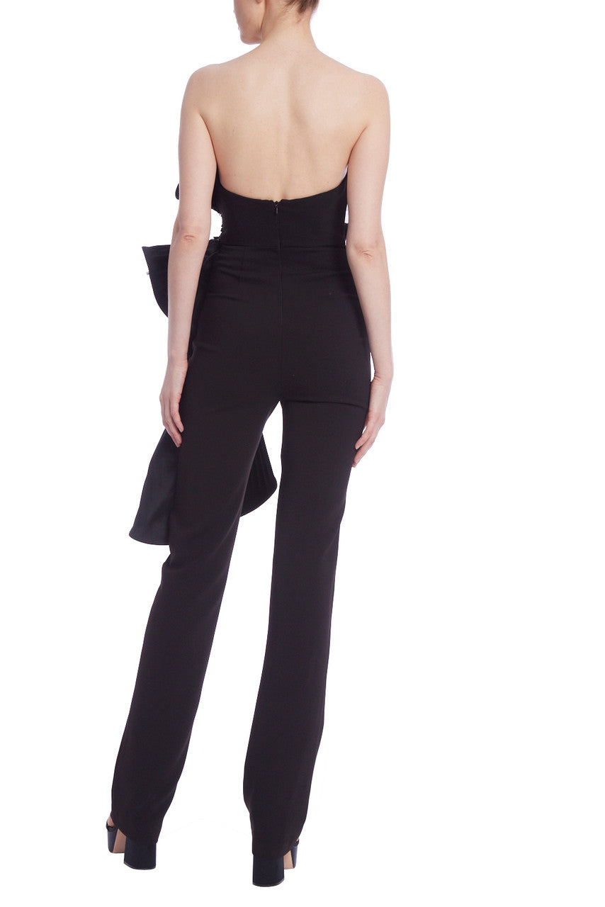 STRAPLESS FITTED JUMPSUIT