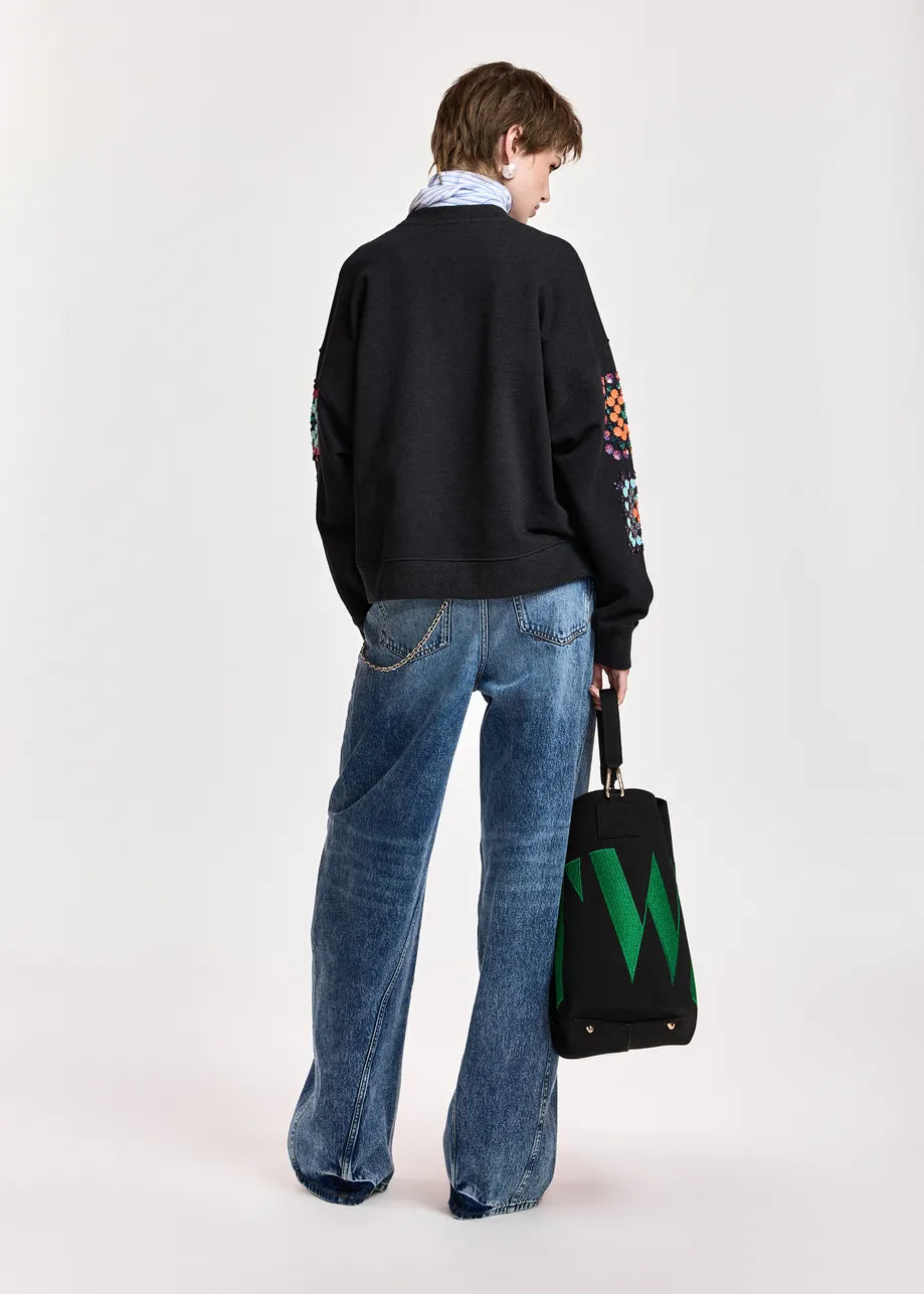 KARNIVAL EMBROIDERY SWEATSHIRT
