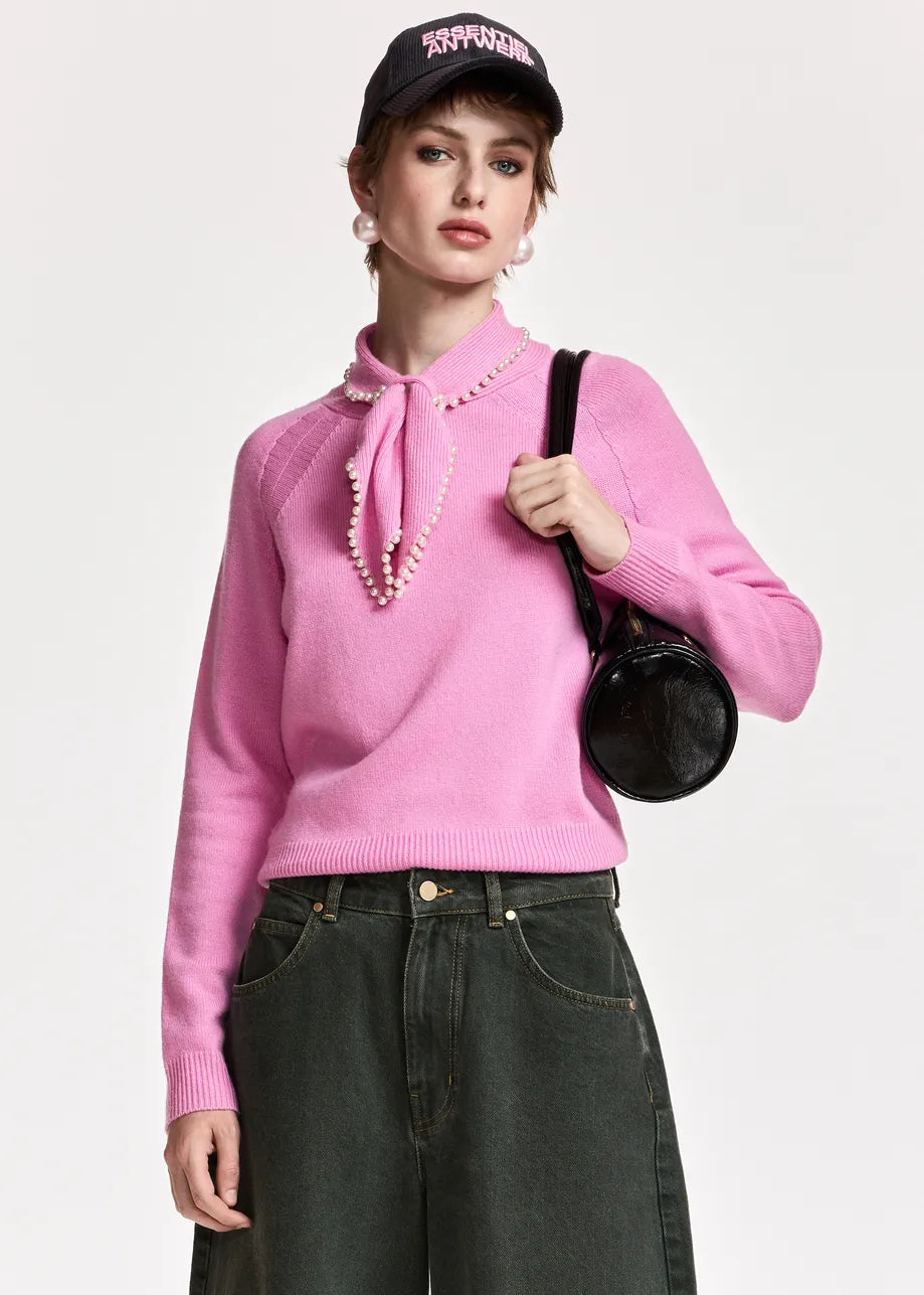 KASA PULLOVER WITH BEADS