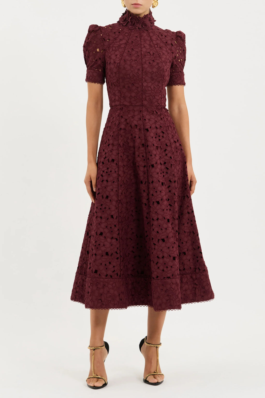 KITSU SHORT SLEEVE MIDI DRESS