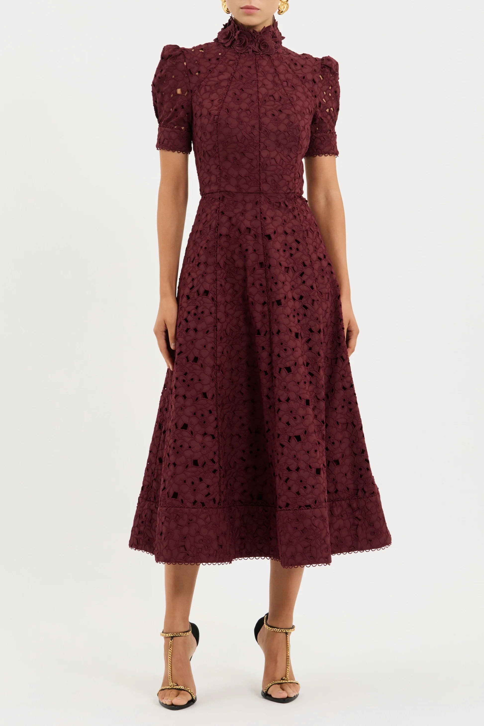 KITSU SHORT SLEEVE MIDI DRESS