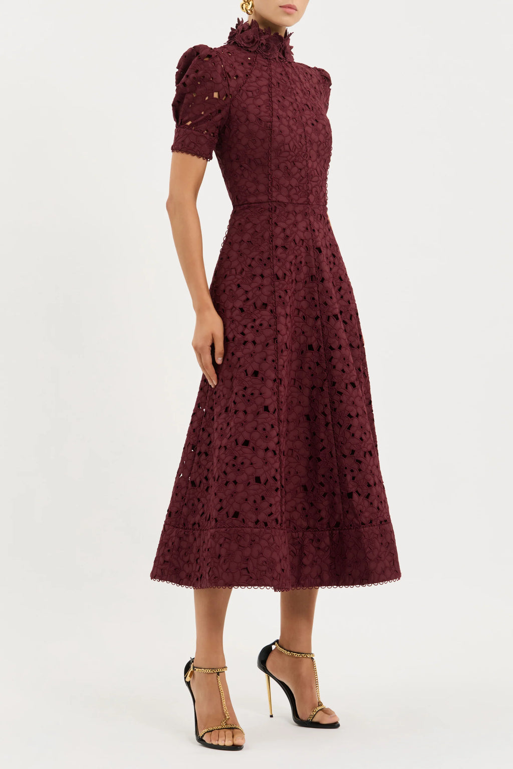 KITSU SHORT SLEEVE MIDI DRESS