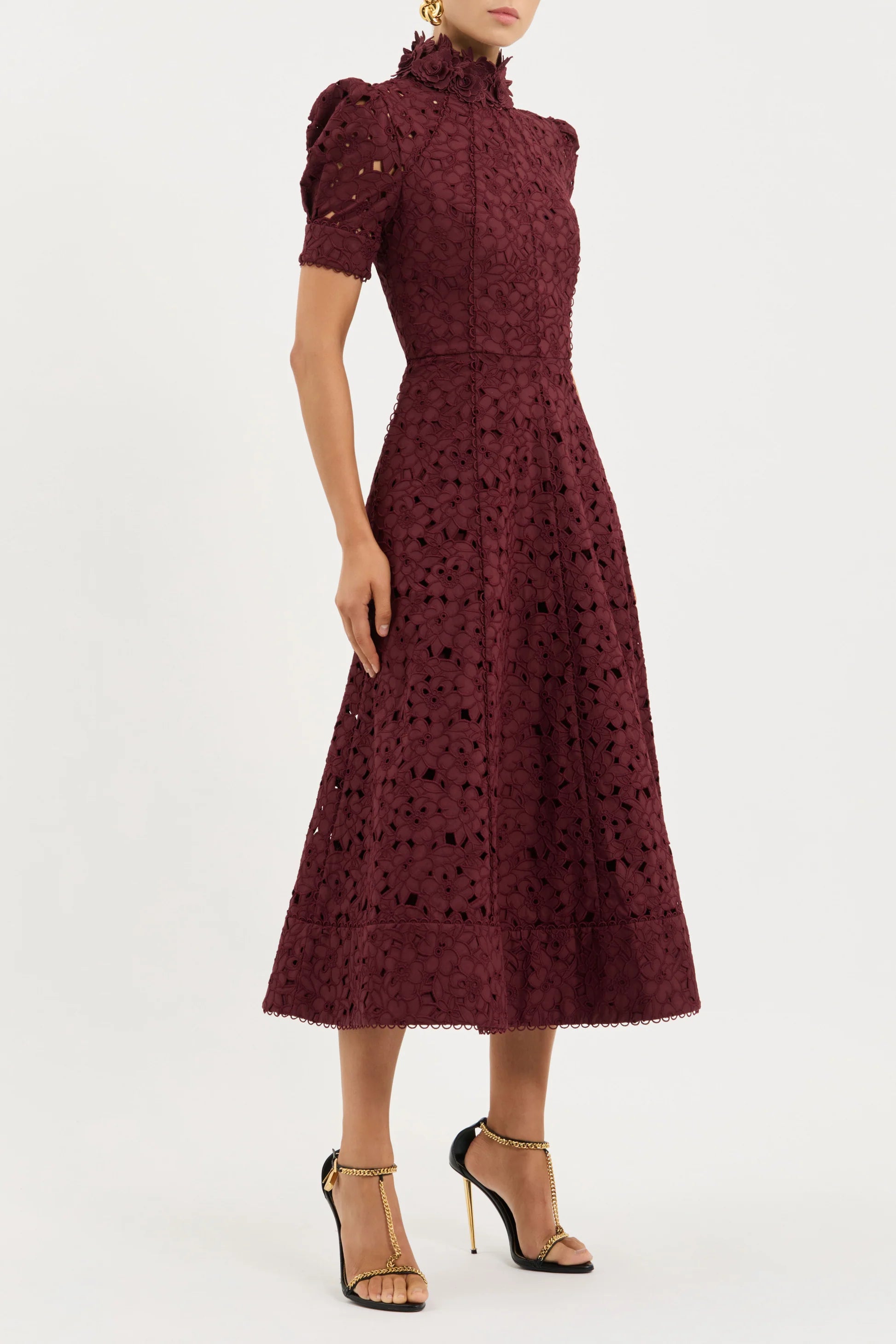 KITSU SHORT SLEEVE MIDI DRESS