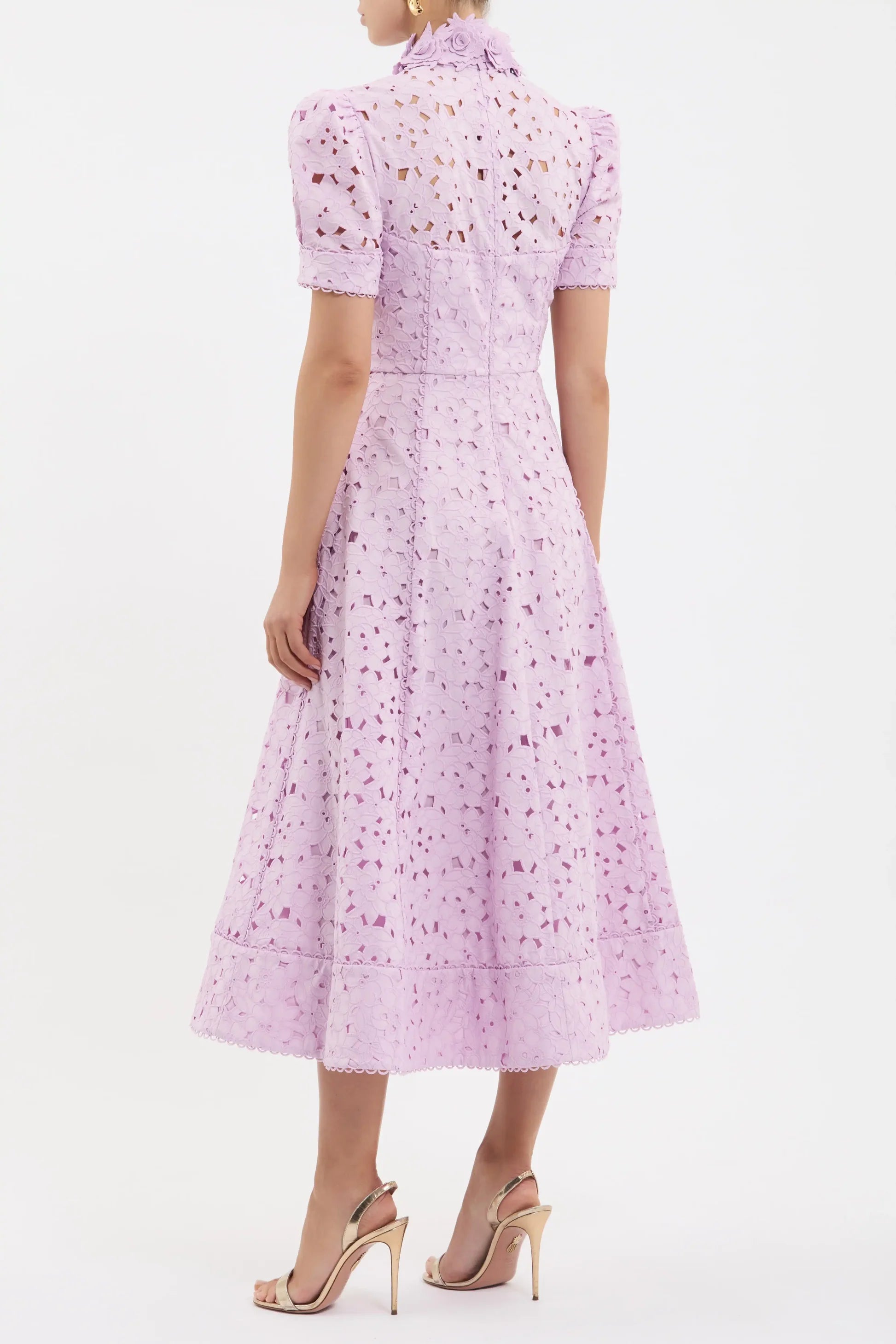 KITSU SHORT SLEEVE MIDI DRESS