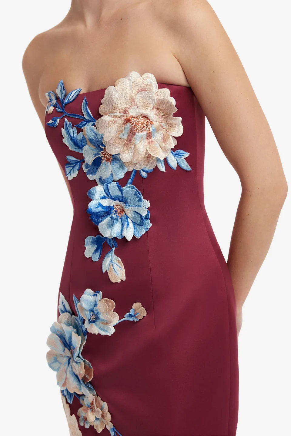 RAYNA EMBROIDERED MAXI DRESS