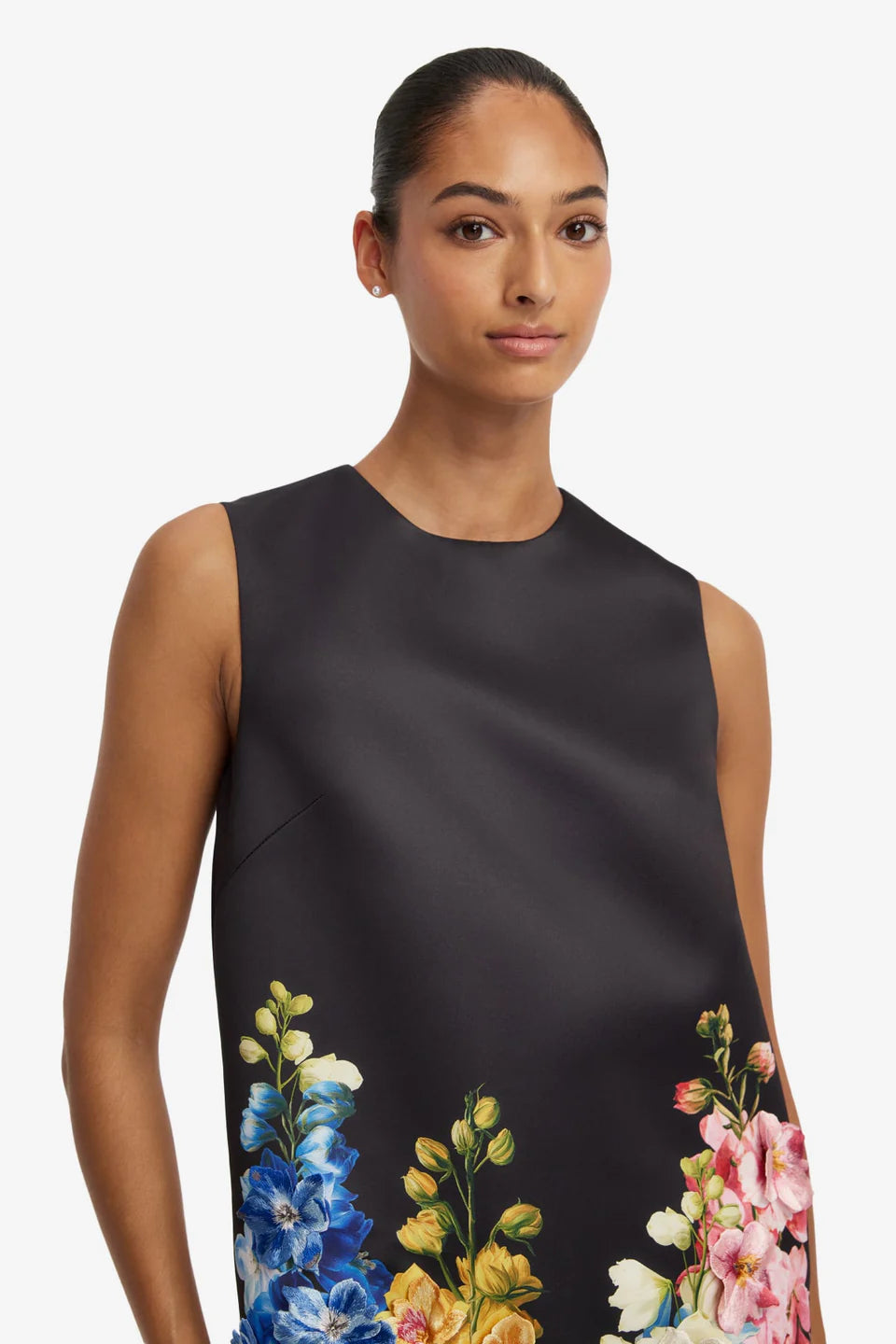 YVONNE EMBROIDERED MINI DRESS