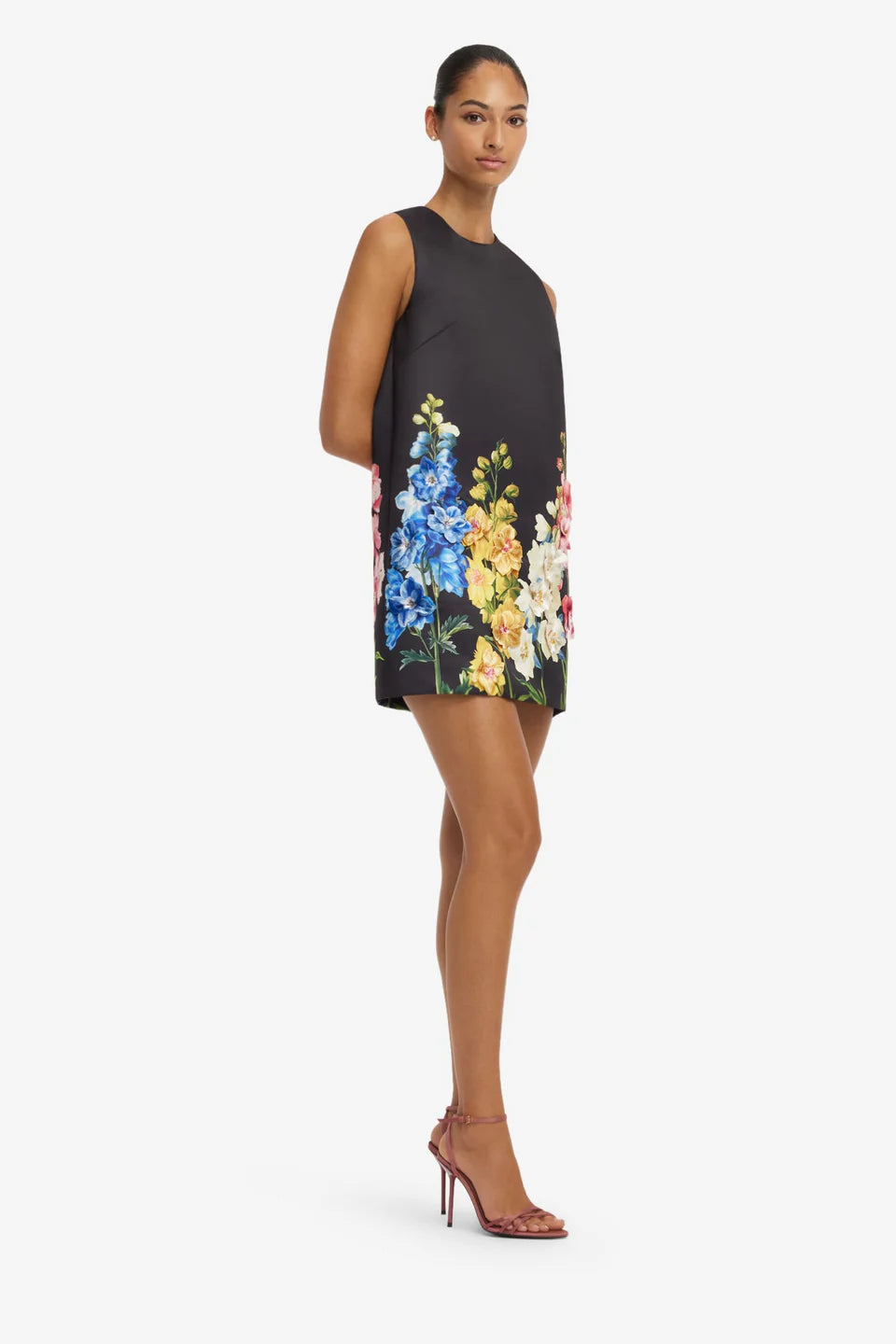 YVONNE EMBROIDERED MINI DRESS
