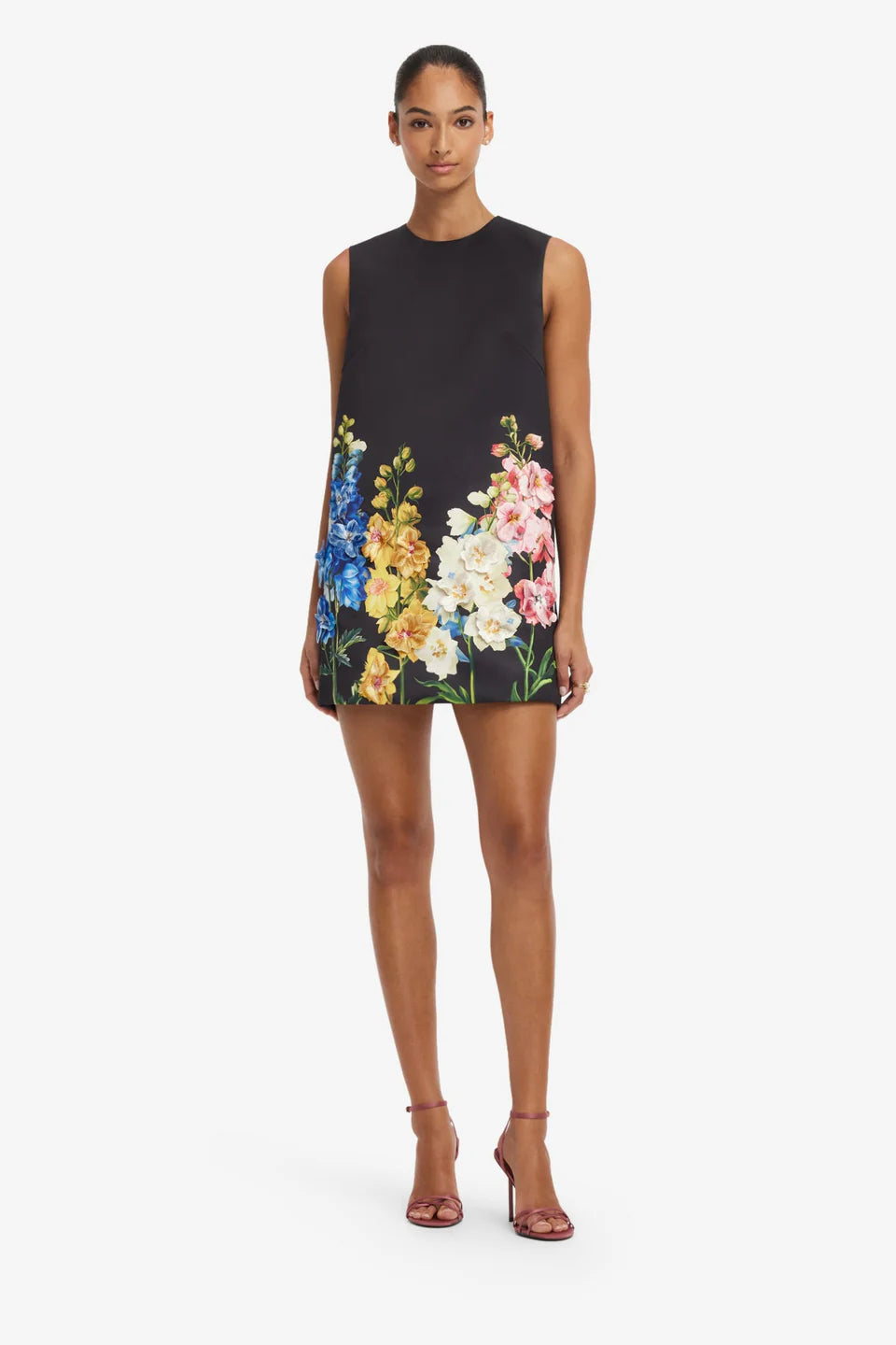YVONNE EMBROIDERED MINI DRESS