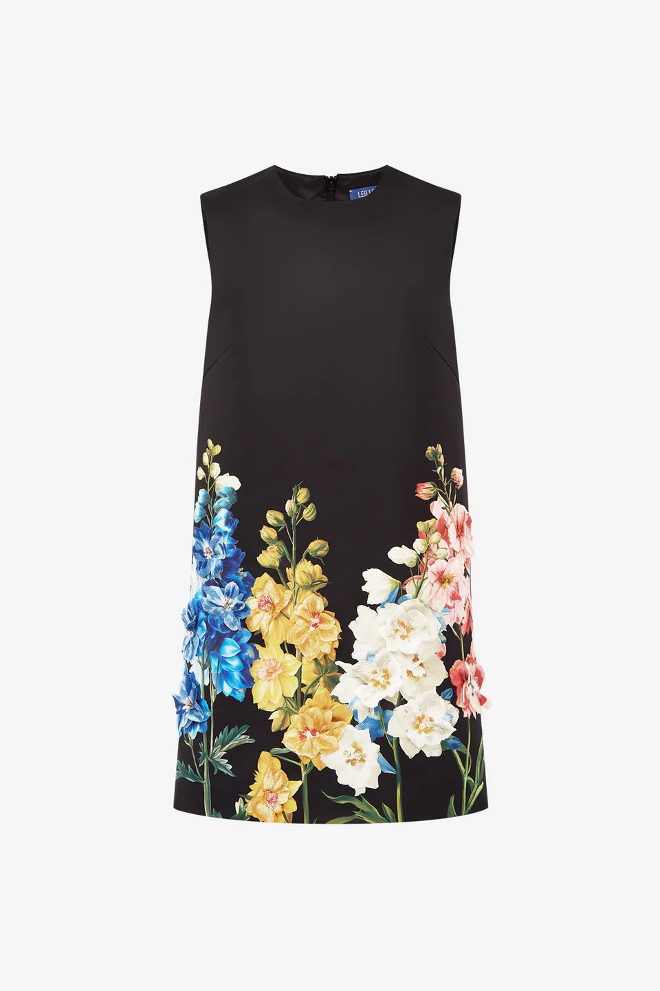 YVONNE EMBROIDERED MINI DRESS