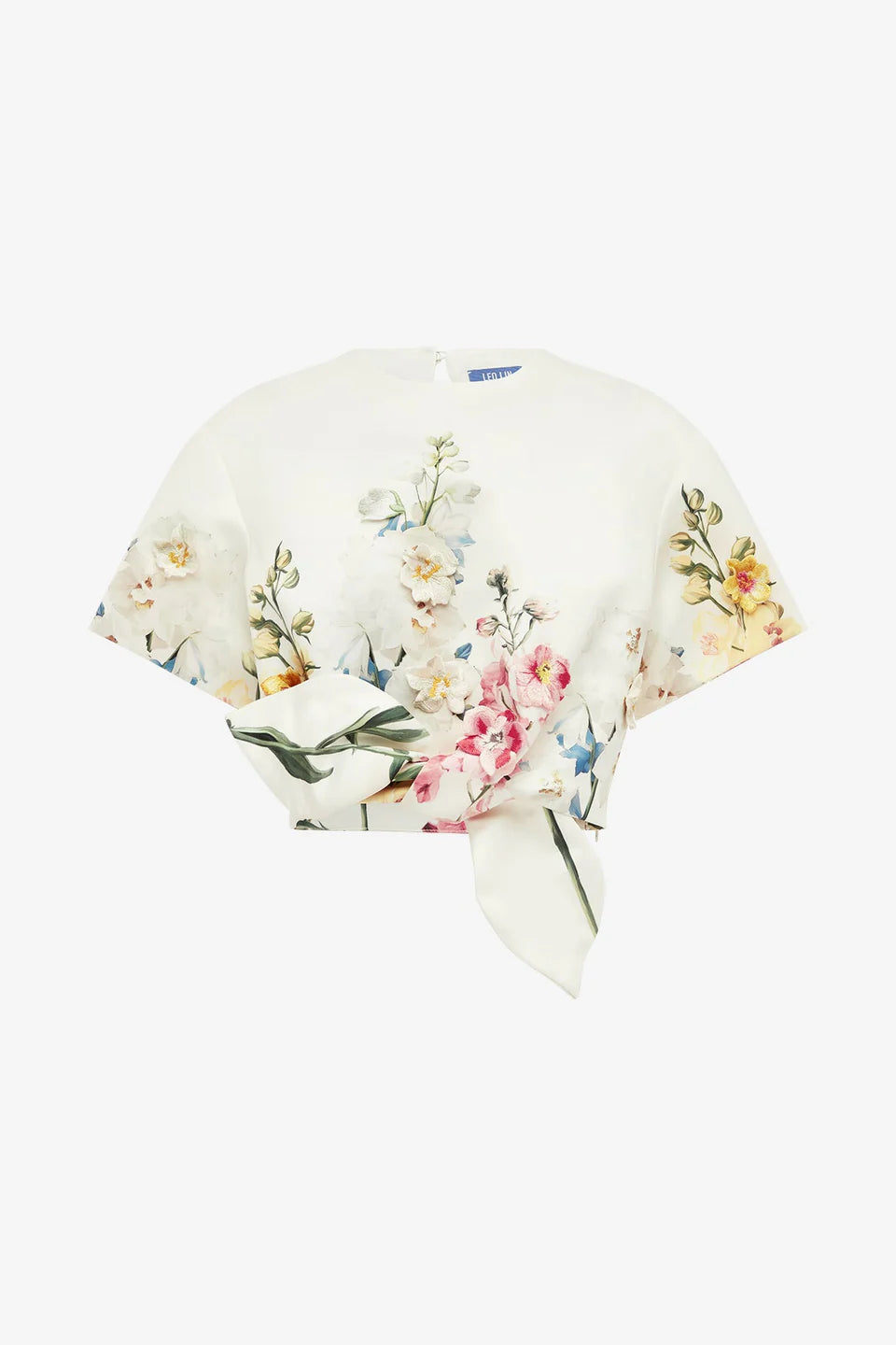 RILEY EMBROIDERED SLEEVE TOP