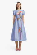 MARGUERITE SHORT SLEEVE MIDI DRESS