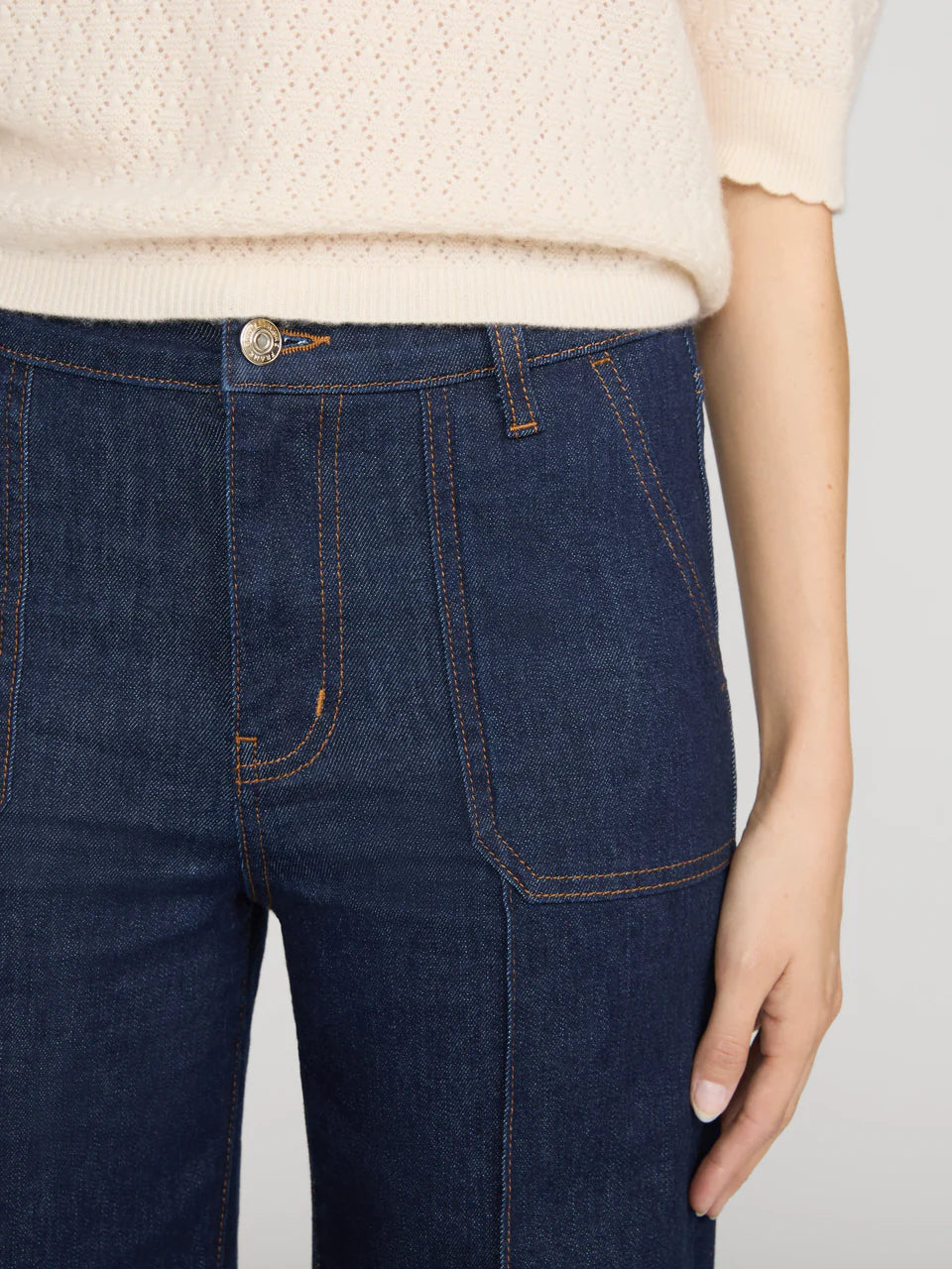 LE SLIM PALAZZO PINTUCK POCKET