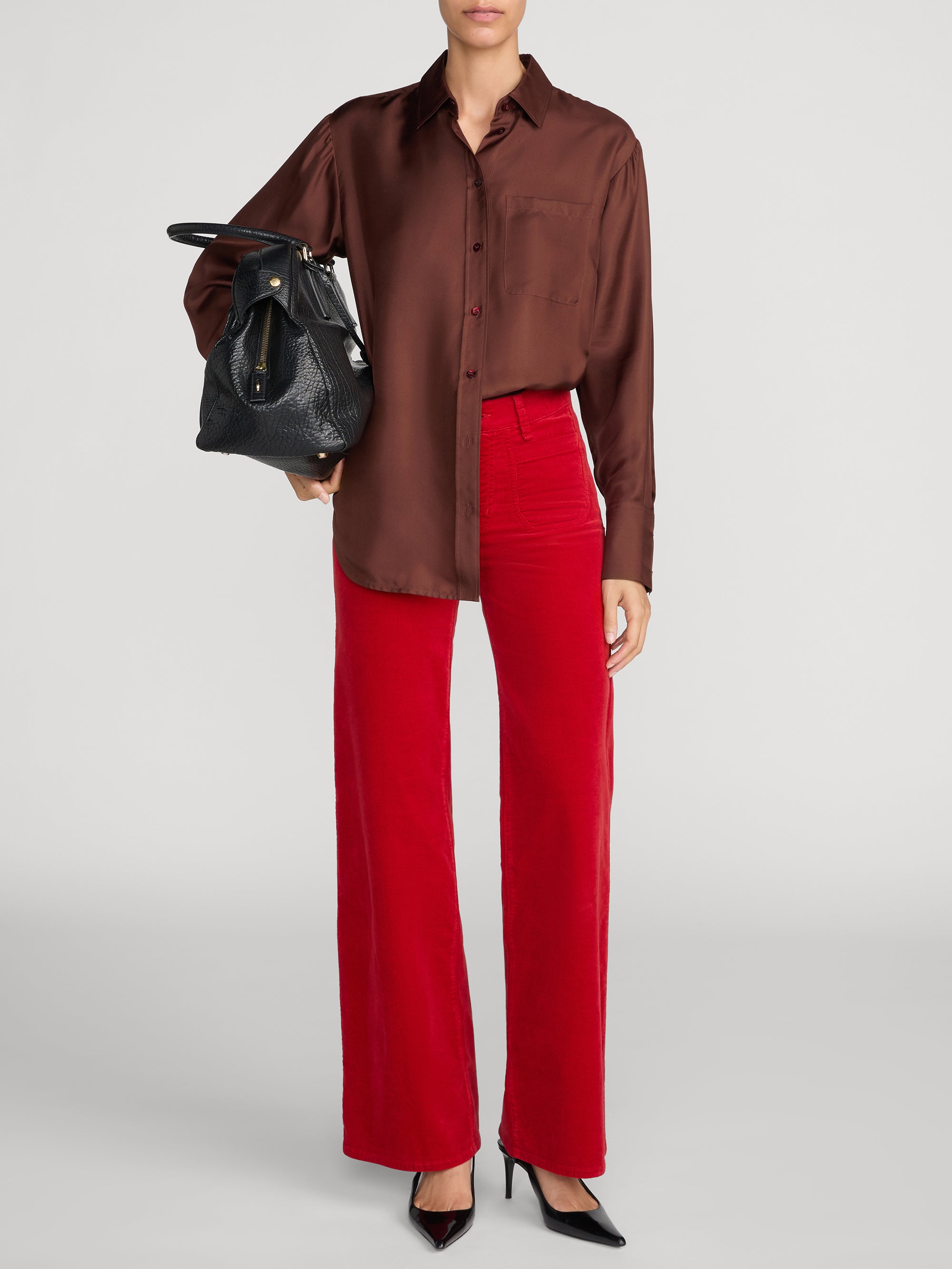 LE SLIM PALAZZO CORDUROY