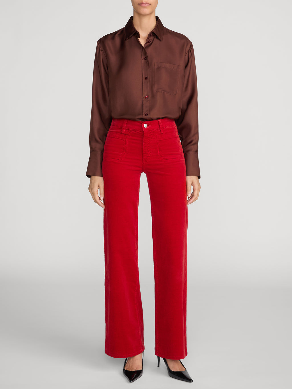 LE SLIM PALAZZO CORDUROY