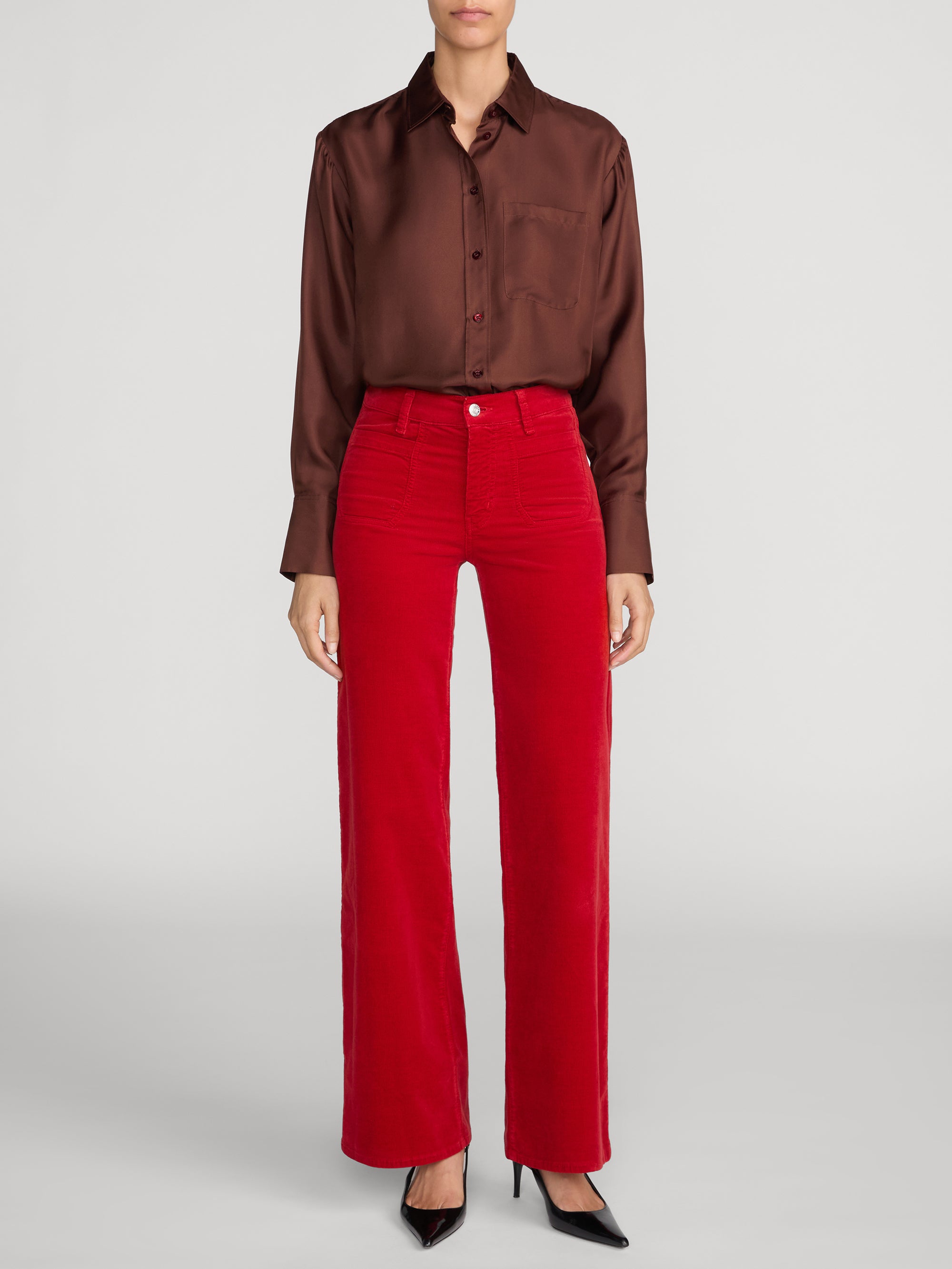 LE SLIM PALAZZO CORDUROY