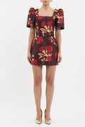 MELORA SHORT SLEEVE MINI DRESS