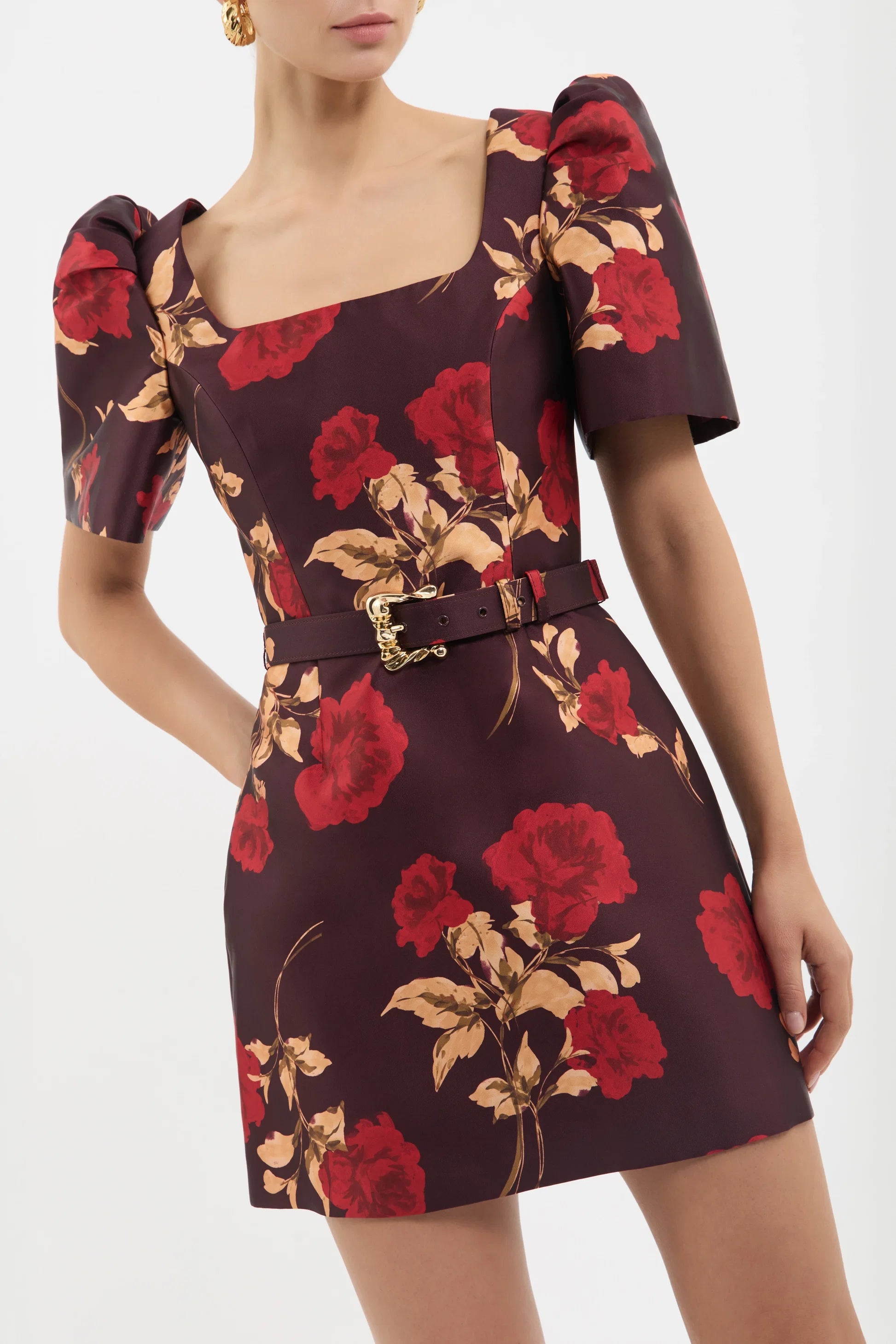 MELORA SHORT SLEEVE MINI DRESS