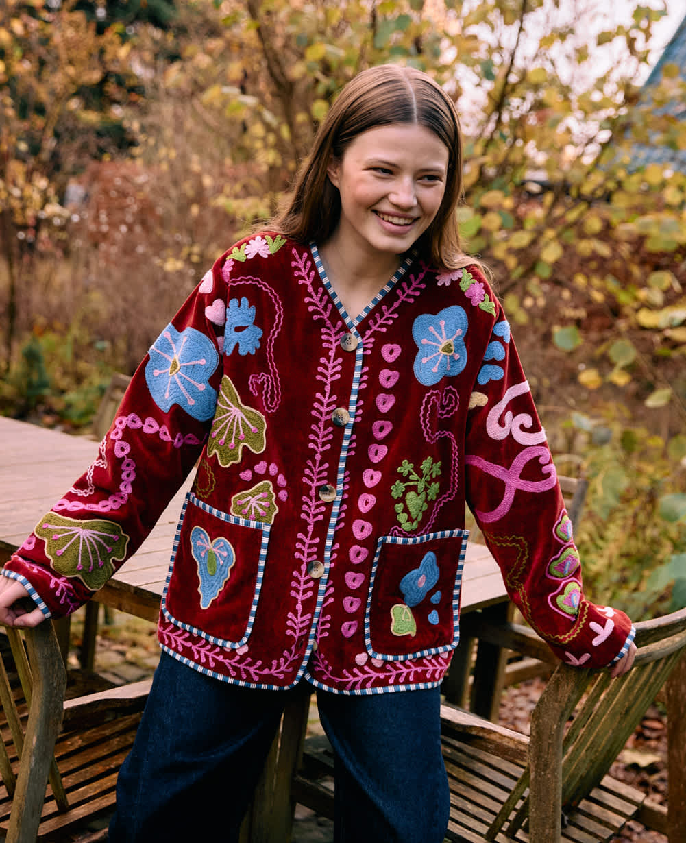 MAGGIE JACKET SUZANI EMBROIDERY