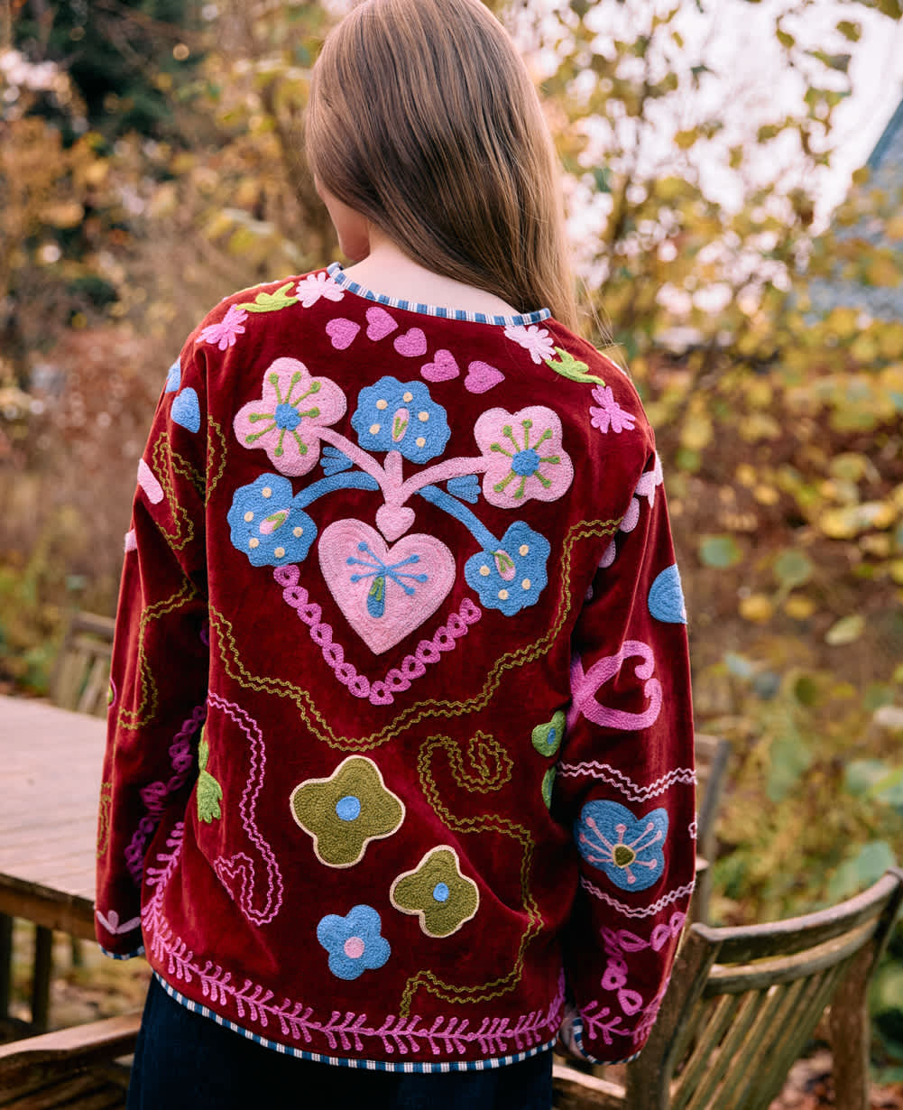 MAGGIE JACKET SUZANI EMBROIDERY